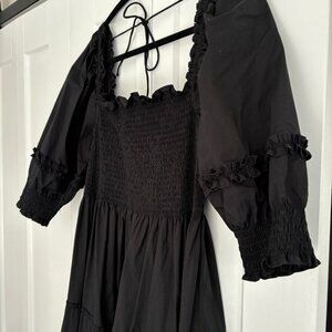 Hill House Home Nesli Nap Dress Size Medium Black